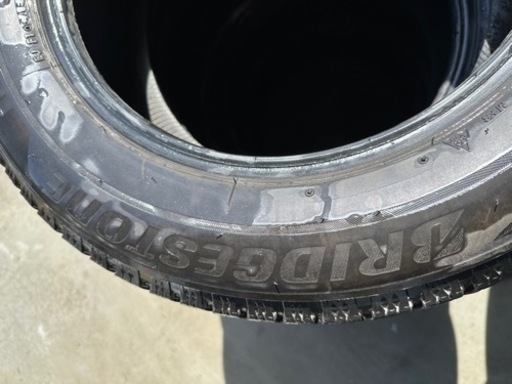 No.766 ブリヂストン 215/60R/16 スタッドレス 冬タイヤ 2019年 4本セット テリオス マークXジオ エスティマ 他