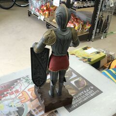 騎士　甲冑　置物　アンティーク調　西洋の画像