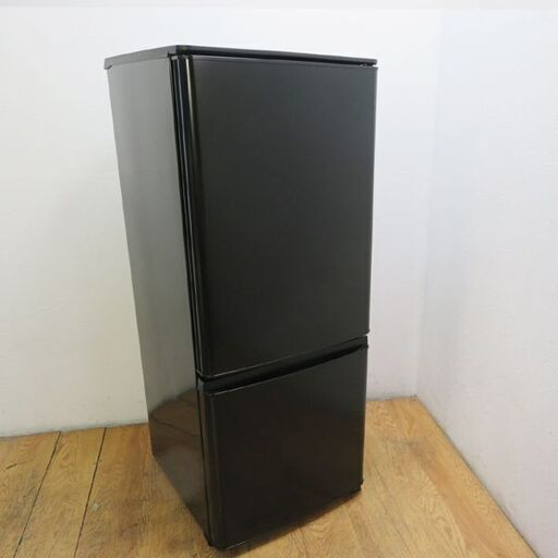 配達設置無料！ 美品 2022年製 三菱 ブラック 146L 冷蔵庫 AL13