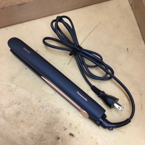 S254 ⭐ Panasonic  ヘアーアイロン ストレート用 ナノケア  EH-HS0E ⭐動作確認済 ⭐クリーニング済