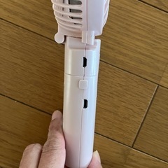 決まりました　携帯扇風機の画像