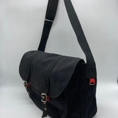 中古■マリメッコ■キャンパスショルダーバッグ■ブラック