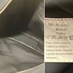 中古■マリメッコ■キャンパスショルダーバッグ■ブラックの画像