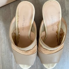 JILL STUART  ジルスチュアート サボサンダル ウェッジソール コルク　ブラウン　Mサイズの画像