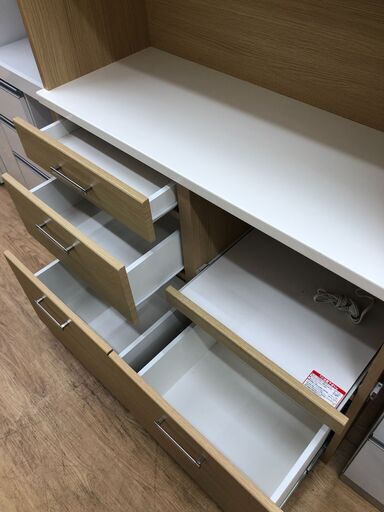 ★ジモティ割あり★  食器棚  W104×D40×H180 クリーニング済み SJ2280
