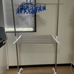 [決定いたしました]折りたたみ 室内物干しの画像