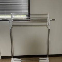 [決定いたしました]折りたたみ 室内物干しの画像