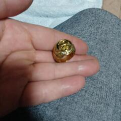 ▼j→→→m26-1★双頭の鷲 黄金イーグル 金彩彫刻 ダイヤモンド K18GFゴールドリング 誕生日プレゼント母日旅行連休夏ギフト国内発送の画像