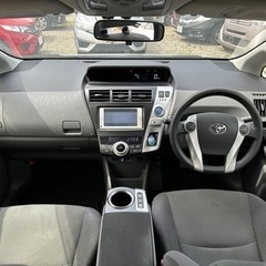 プリウスアルファ25年車　76,266km  車検６年1月の画像