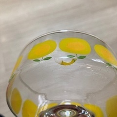 昭和レトロなデザートグラスの画像
