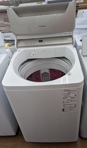 Panasonic 8kg洗濯機 NA-FA80H9 2021年製　ag-ad193