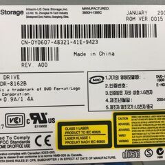 内蔵光学ドライブ Hitachi-LG GDR-8162B（DVD-ROM）【動作品】の画像