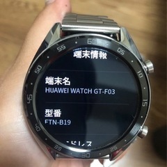 HUAWEI WATCH GT  StainlessSteelの画像