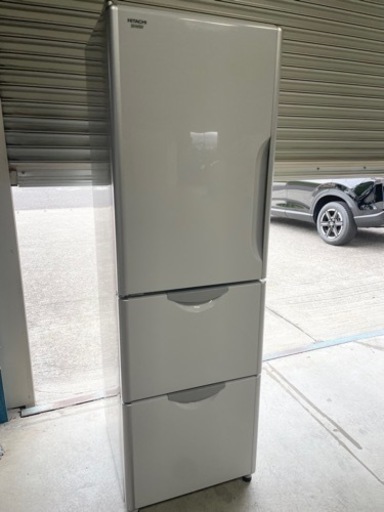【2014年製】日立3ドア冷凍冷蔵庫302L　R-S300DMVL