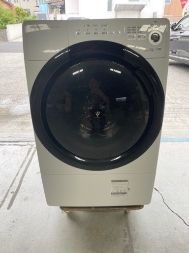 【2021年製】SHARP シャープ ドラム式洗濯機 ES-S7F-WL