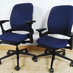 0957 14万 LEAP Steelcase リープ スチールケース LEAP-10100 OMNI R J507 青色 2脚セット 愛知県岡崎市