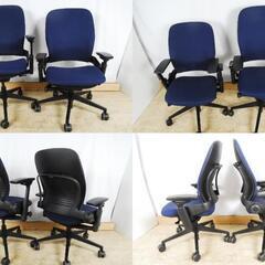 0957 14万 LEAP Steelcase リープ スチールケース LEAP-10100 OMNI R J507 青色 2脚セット 愛知県岡崎市