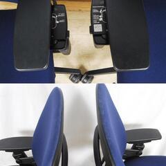 0957 14万 LEAP Steelcase リープ スチールケース LEAP-10100 OMNI R J507 青色 2脚セット 愛知県岡崎市