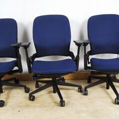 0958 14万 LEAP Steelcase リープ スチールケース LEAP-10100 OMNI R J507 青色 3脚セット 愛知県岡崎市