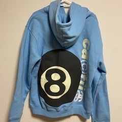 CPFM x Stussy 8 Ball Pigment Dyed Hoodie Blueの画像