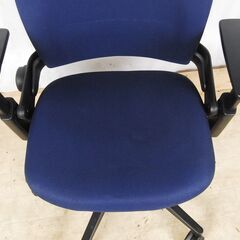 0966 14万 LEAP Steelcase リープ スチールケース LEAP-10100 OMNI R J507 青色 11脚セット