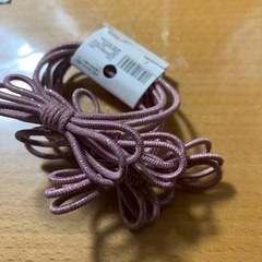スリーコインズ　ピンク系ヘアゴム