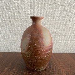 備前　一輪挿し　徳利