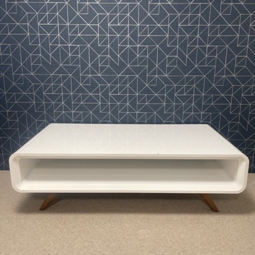 ホワイト　ローテーブル