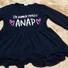【もうすぐ処分】★ANAP★フリル長袖チュニック★