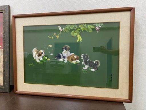【値下げしました！】手縫い刺繍絵画　中古