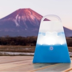 富士山型　LEDランタン　人感センサー　BE-PAL キャンプ　アウトドア　災害の画像