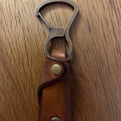 モカ革キーホルダー