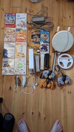 wii本体、ソフト、ゲームキューブソフト
