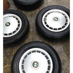 BMW、１４インチ 4穴、純正スチールホイール195/65R14...