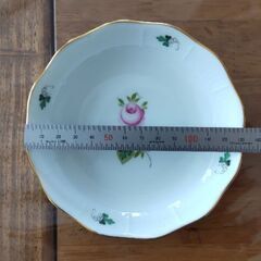 ヘレンド　ウィーンの薔薇　ペアＬボール未使用品の画像