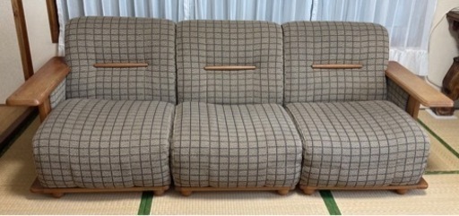 ビンテージ ソファー 張り替え済み