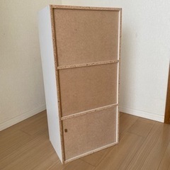 カラーボックス　3段　さしあげますの画像