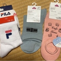 新品　ガールズ靴下　クルー　スニーカー丈　22~25cm  6足の画像