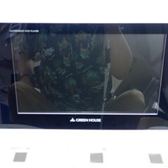 🍎GREEN HOUSE 防水ポータブルDVDプレーヤー GH-...