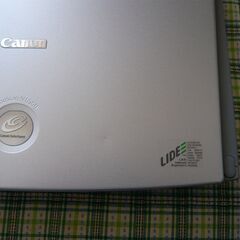 キヤノンカラーイメージスキャナ  CanoScan N656U 限定オリジナルソフトケース(シルバー)・取説付きの画像