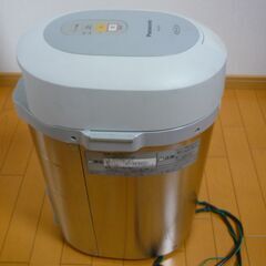 パナソニック　家庭用生ごみ処理機　温風乾燥式　6L　シルバー　MS-N53-Sの画像