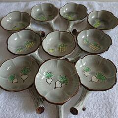 しょうゆ皿 (箸置き兼用) 10個