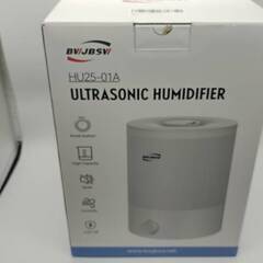 【新品・未使用】BWJBSW 加湿器 卓上 2.5L大容量【 除菌 アロマ 次亜塩素酸水対応】超音波 お手入れ 空焚き防止 簡単操作 静音 省エネ 吹出口360°調整 の画像