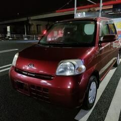 宇都宮市エッセ　オートマ軽自動車ワインレッド車検満タン