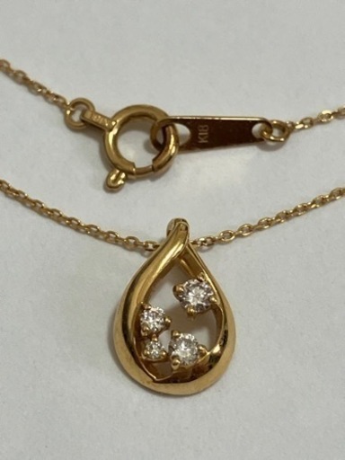 ツツミ　K18ゴールド　ダイヤモンド　ネックレス