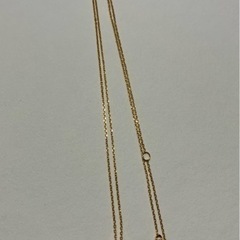 ツツミ　K18ゴールド　ダイヤモンド　ネックレスの画像