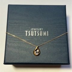 ツツミ　K18ゴールド　ダイヤモンド　ネックレスの画像