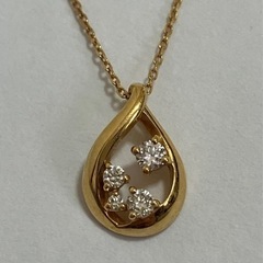 ツツミ　K18ゴールド　ダイヤモンド　ネックレスの画像