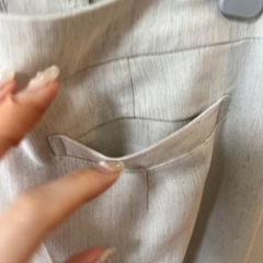 【ナチュラルビューティーベーシック】白長ズボンの画像