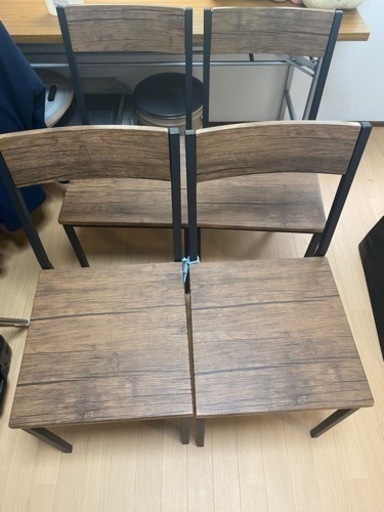 ［中古］ダイニングチェアのみ　四脚